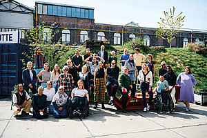 Das Team vom Sommerblut Festival 2022 im Carlsgarten 