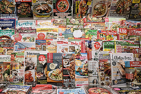 Ja, wer soll das denn alles nachkochen? — Schaufenster im Shutdown 