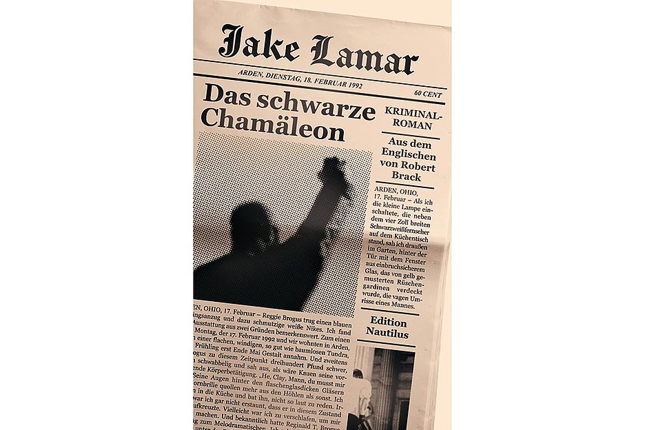 Jake Lamar: »Das Schwarze Chamäleon«, 328 Seiten, 22 Euro