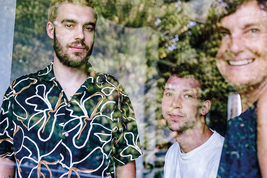 Foto: Troll/Lindemann Vegetarisch-vegan-flexitarische Familie: Anton, Jakob und Susanne Troll (v.l.)