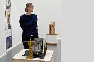 Kunst und Künstlerin: Katharina Jahnke, »Hic sunt leones«. Installationsansicht Leopold-Hoesch-Museum Düren, Foto: Peter Hinschläger, © Leopold-Hoesch-Museum, Düren und VG Bild-Kunst, Bonn 2025