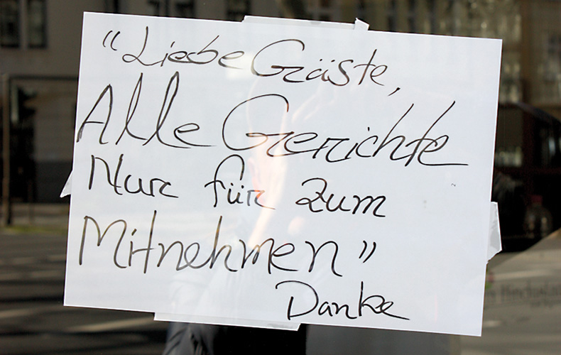 Foto: Johannes J. Arens Das Außer-Haus-Geschäft läuft gut