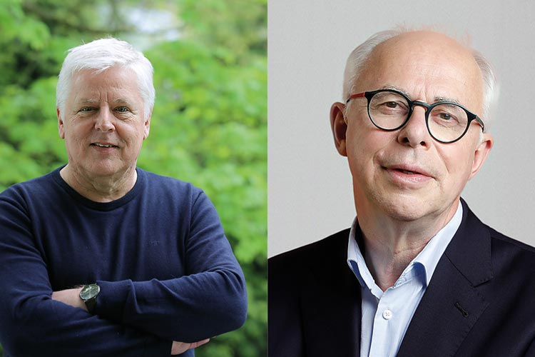Herausforderer Andreas Kossiski, SPD und Jörg Detjen von den Linken