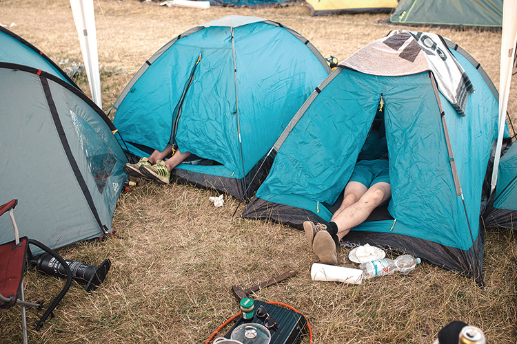 Festival heute: Auch eine Möglichkeit, auf Abstand zu achten