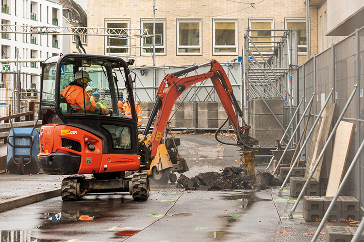 Foto: Dörthe Boxberg / Stadtrevue Durchfahrt nur noch für Bagger: Arbeiten an der Severinstraße