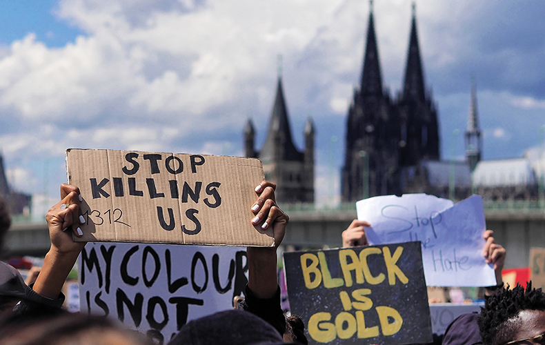 Gegen Rassismus, gegen Polizeigewalt: Black-Lives-Matter-Demo
