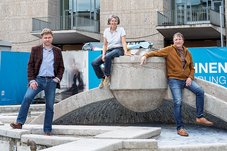 Foto: Jennifer Rumbach / Stadtrevue »Kunst im öffentlichen Raum besser präsentieren«: Kay von Keitz, Friederike van Duiven, Frank Deja