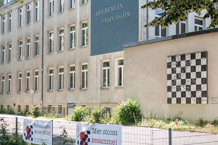 Foto: Jennifer Rumbach / Stadtrevue Kein Turm für Hölderlin: Gymnasium an der Graf-Adolf-Straße