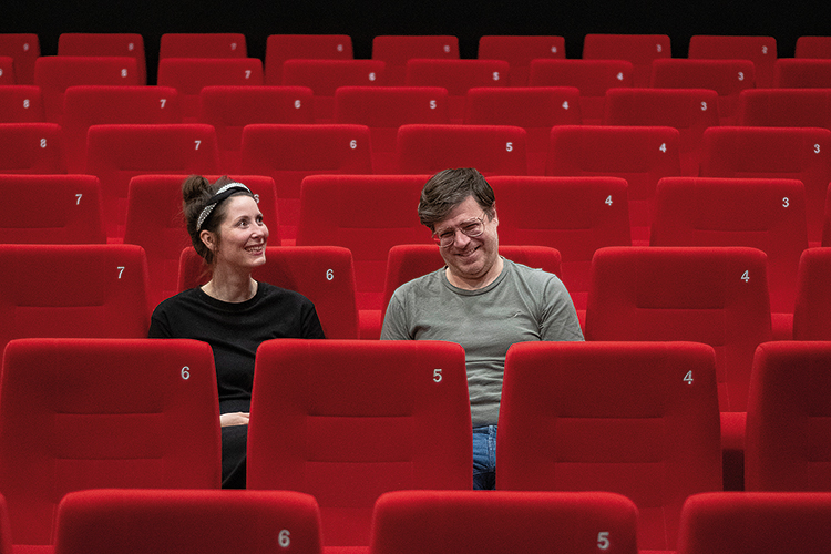 Foto: Jennifer Rumbach / Stadtrevue Bald nicht mehr allein im Kino: Schlieper und Seifert