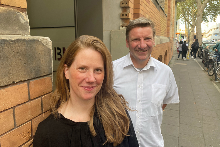Vera Schöpfer, Geschäftsführerin Filmhaus Köln und Joachim Kühn, Filmhaus Kino