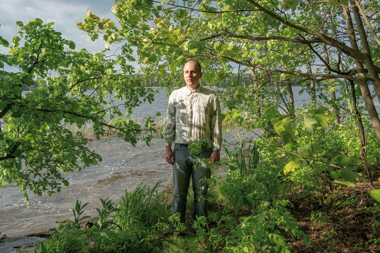 Alles fließt: Niklas Wandt. Foto: Harriet Meyer