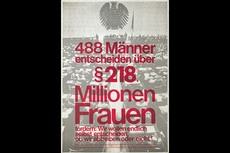 Kampf gegen den § 218, 1976