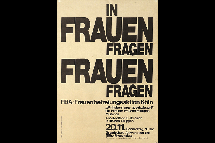 Frauen fragen, 1970er Jahre