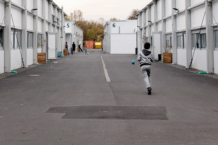 Foto: Dörthe Boxberg / Stadtreuve Zutritt erschwert: Flüchtlingsunterkunft in Ostheim
