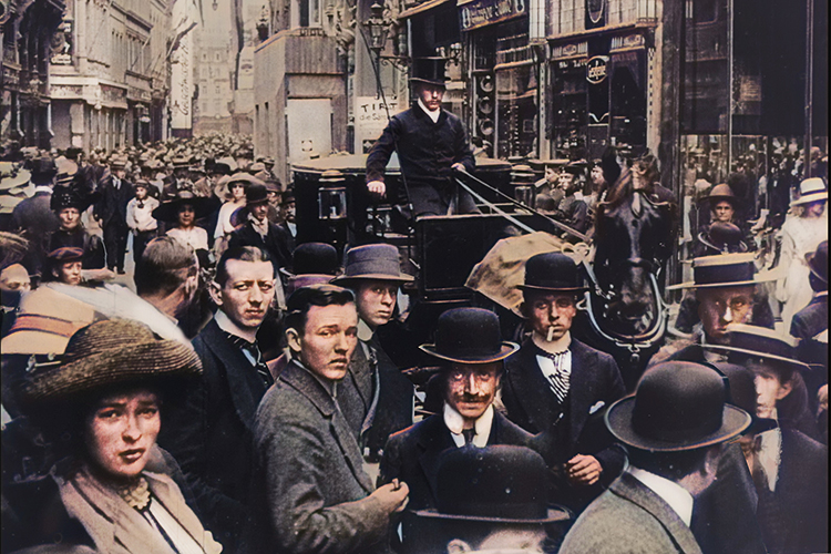 Verblüffend modern: Hohe Straße 1912