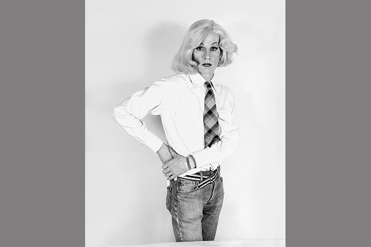 Foto: Christopher Makos »Altered Image«, 1981 von Christopher Makos, eine Zusammenarbeit mit Andy Warhol, 1920 Foto: Christopher Makos, makostudio.com, 1981