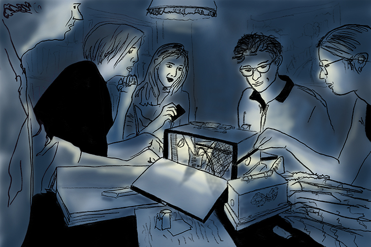 Das Publikum entscheidet: Theater aus der Box im Wohnzimmerformat, Illustration: Futur3