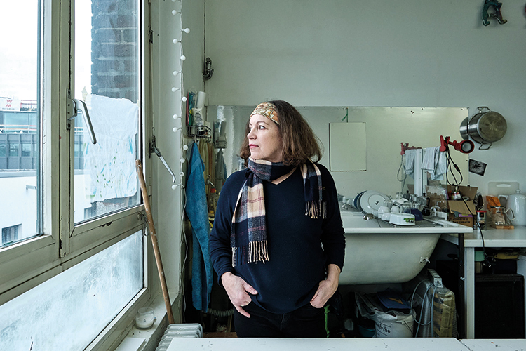 Videokünstlerin Gudrun Barenbrock, Foto: Thomas Schäkel / Stadtrevue