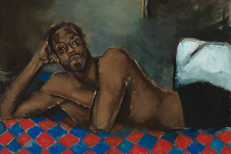 »Tie the Temptress to the Trojan«, 2018 © Courtesy Lynette Yiadom-Boakye