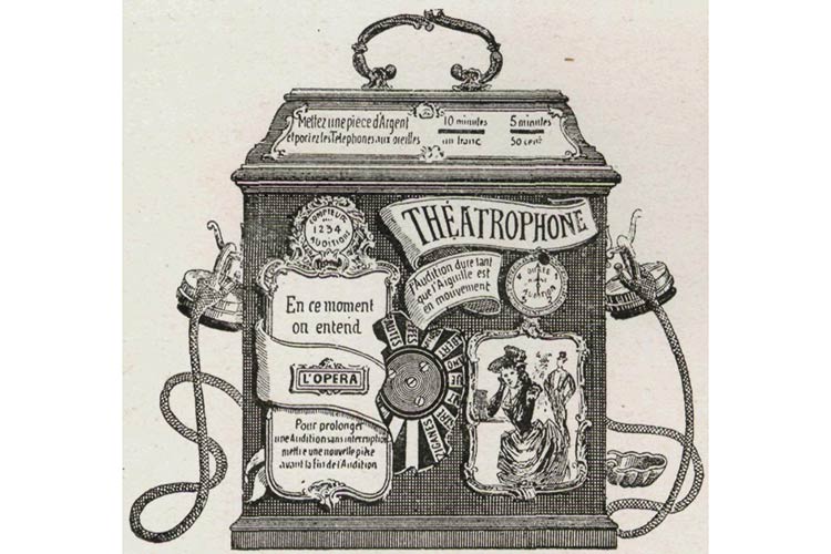 Oper in Stereo: ein münzbetriebenes Theatrophon, Foto: Wikimedia Commons