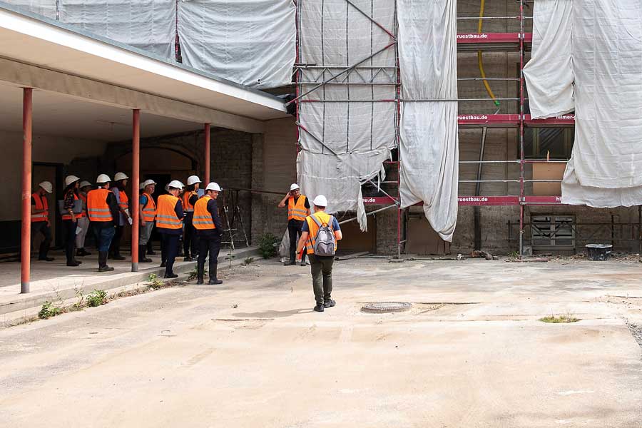 »Das ist so beeindruckend!«: Schulbaustelle an der Overbeckstraße