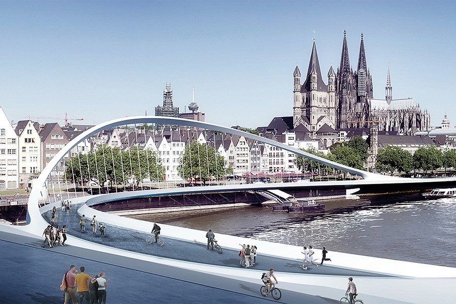 »Rheinring«: ein Fahrradring für den zentralen Rheinabschnitt