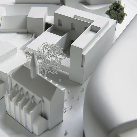 Modell des Siegerentwurfs für das Antoniterviertel Modell des Siegerentwurfs für das Antoniterviertel