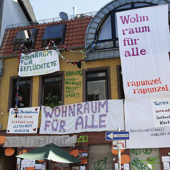 Besetztes Haus in der Südstadt Besetztes Haus in der Südstadt