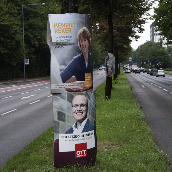 Plakatwerbung OB-Wahlkampf Köln Plakatwerbung OB-Wahlkampf Köln
