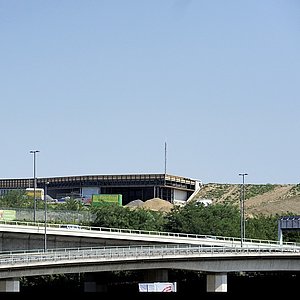Die Hubschrauber-Station auf dem Kalkberg