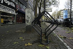 Preisgekrönt: Fahrradständer am Habsburger Ring