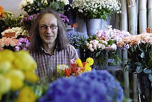 Bietet als erster Händler »klimaneutrale Blumen« an: Rudolf Rosinski