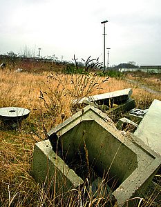 der ehemalige Güterbahnhof