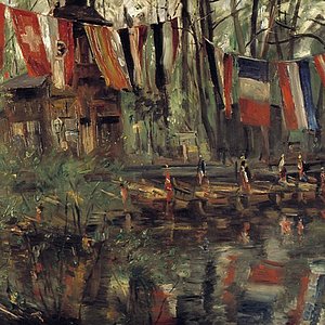 Lovis Corinth: Der neue See im Berliner Tiergarten, 1908