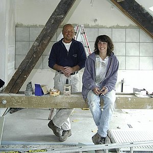 Mit handwerklichem Know-how gegen Obdachlosigkeit: Dieter Breuer und Chantal Wohlgemuth