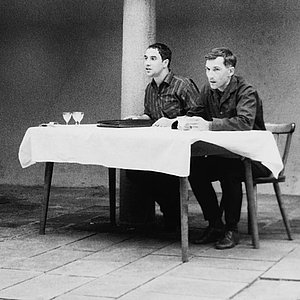 Dieter Wellershoff und Rolf Dieter Brinkmann 1964