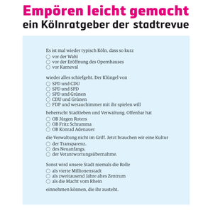Kölner Interims-Wahlzettel