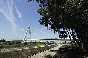 Hafenpark Deutz: Eine Lücke im rechtsrheinischen Radwegenetz ist jetzt geschlossen