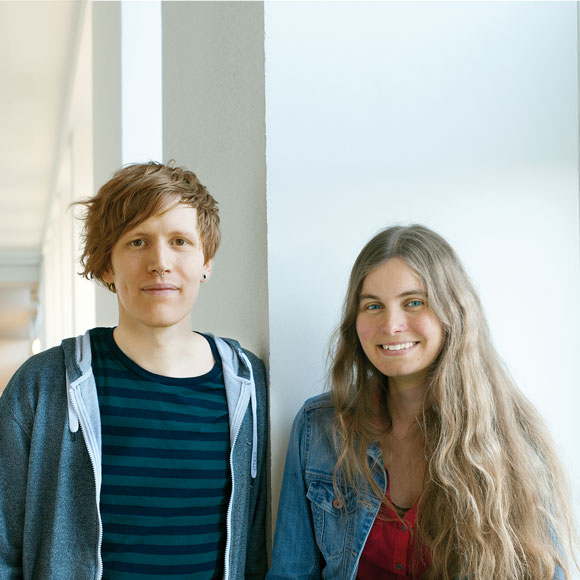 Sebastian Spicker und Agnes Kamerichs Lehramtsstudenten Sebastian Spicker, Agnes Kamerichs