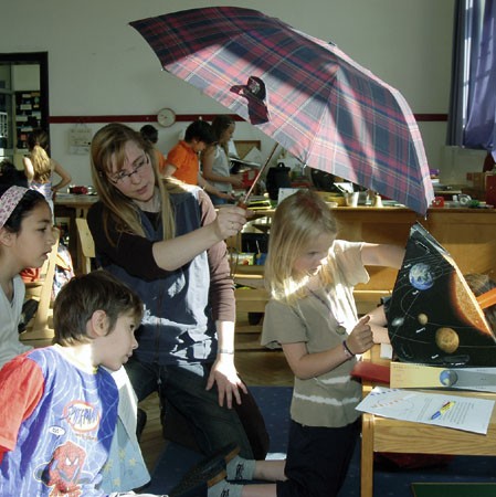 Venus-Transit in der GU-Schule – per Solaruskop sind alle live dabei