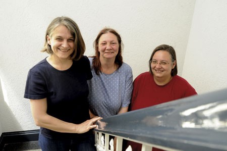 Zurück zur Basis: Elisabeth Sachse, Claudia Trappe-Nolden und Cindy Kolter