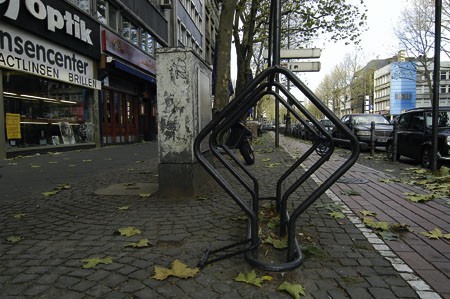 Preisgekrönt: Fahrradständer am Habsburger Ring