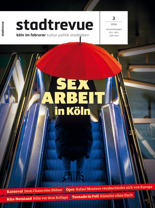 Das aktuelle Cover der Stadtrevue Köln, Titelthema: Sex-Arbeit in Köln